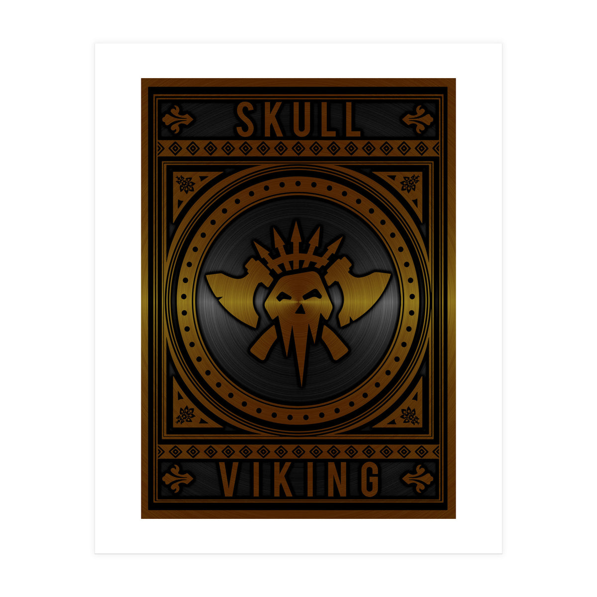 Skull Viking (Print Only)
