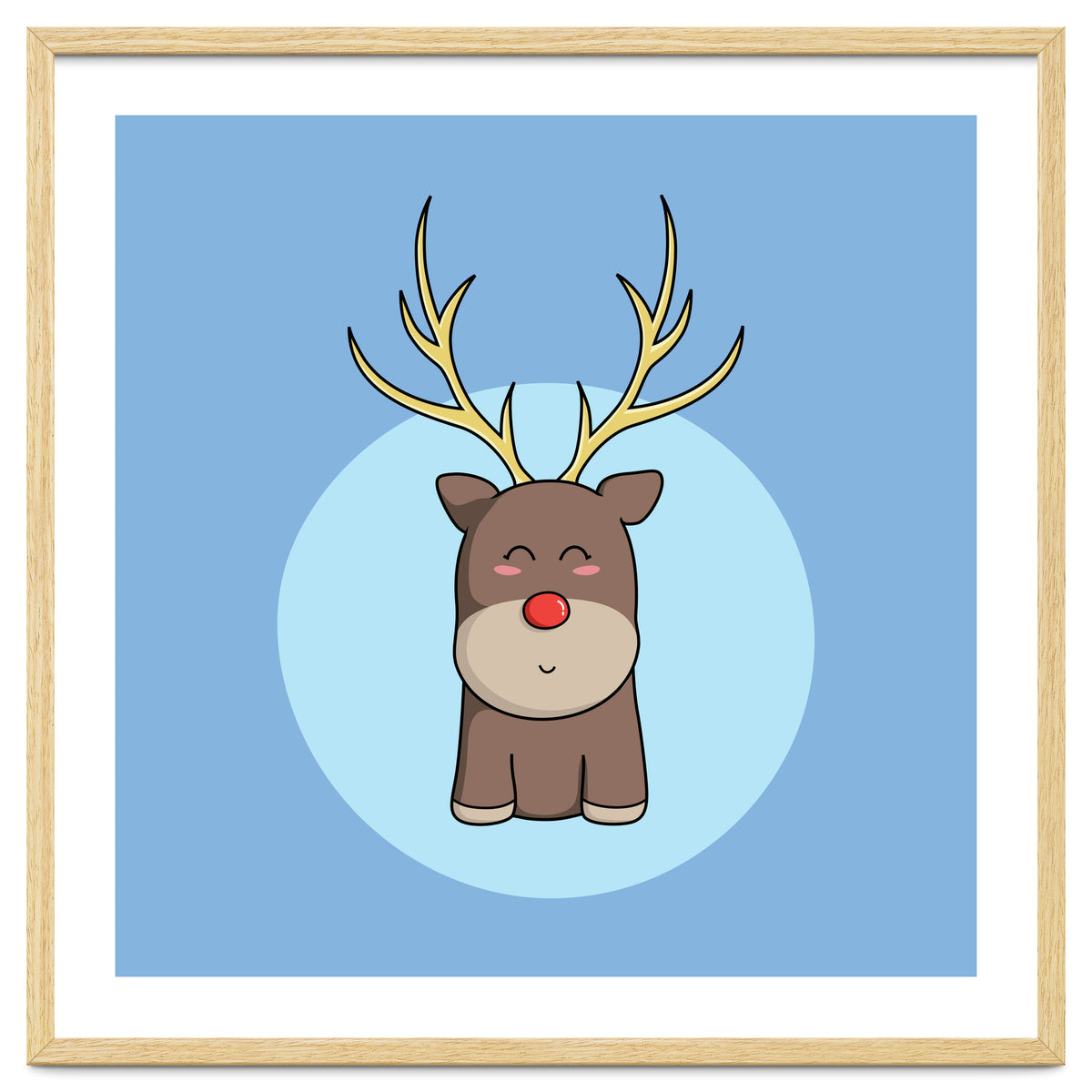Kawaii Cute Christmas Reindeer