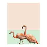 Flamingo Pastel Art (Print Only) thumbnail