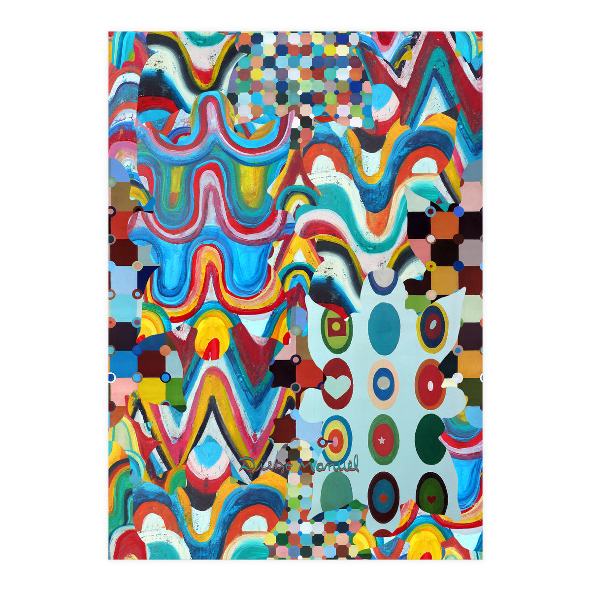 Pop Abstract 2023 Tapiz 77 (Print Only)