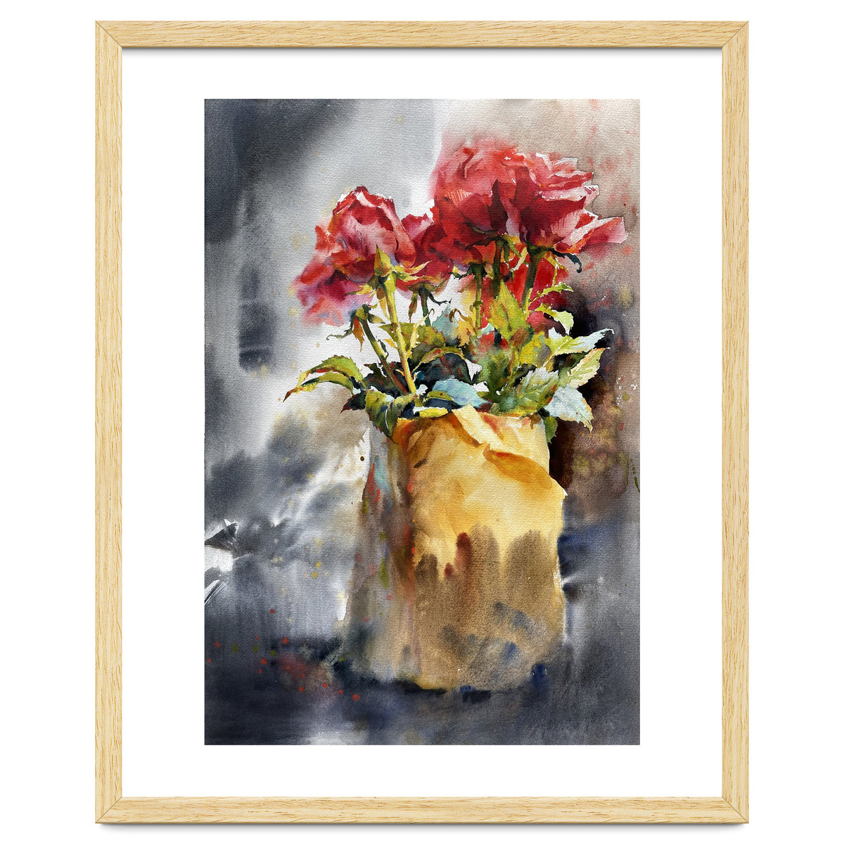 Bouquet of red roses