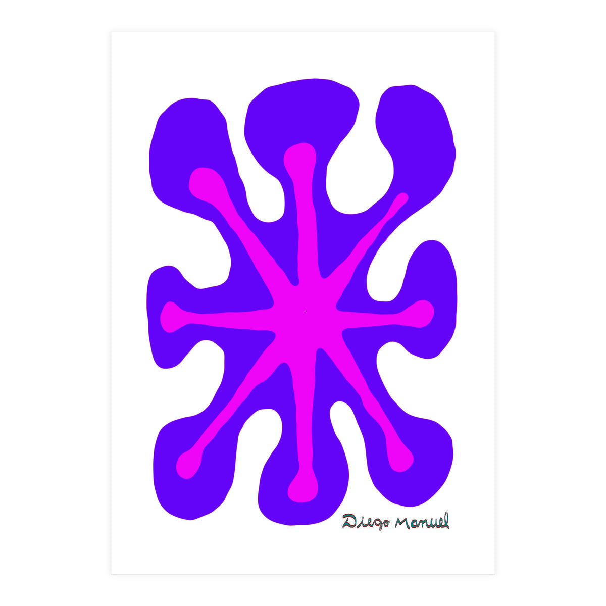 Fuego 96 Copia (Print Only)