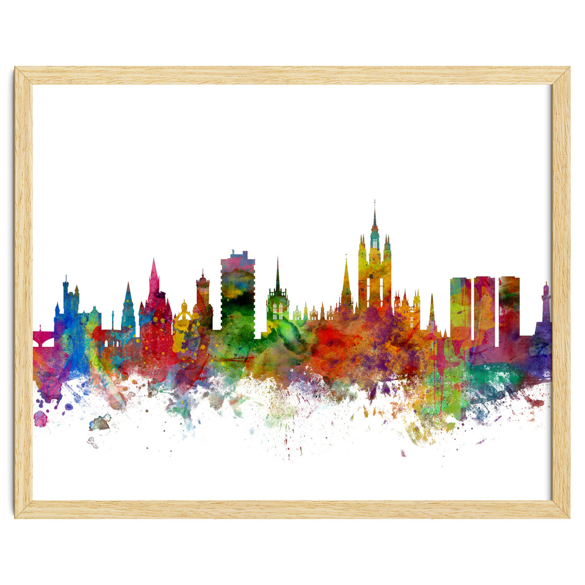 Aberdeen Scotland Skyline