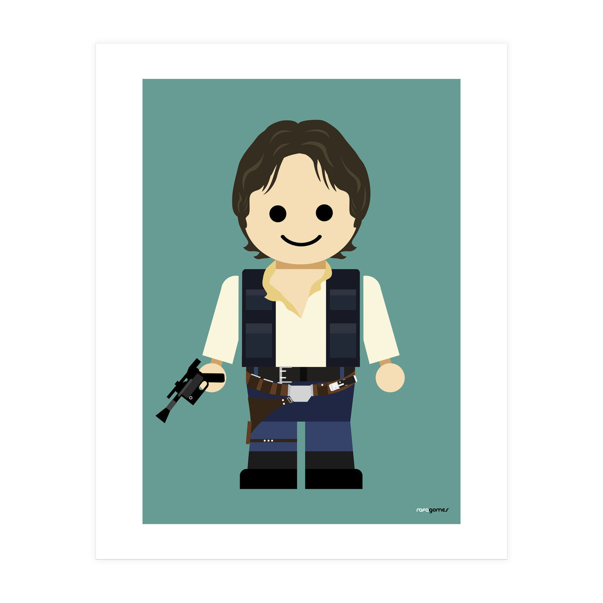 Hans Solo Toy (Print Only)