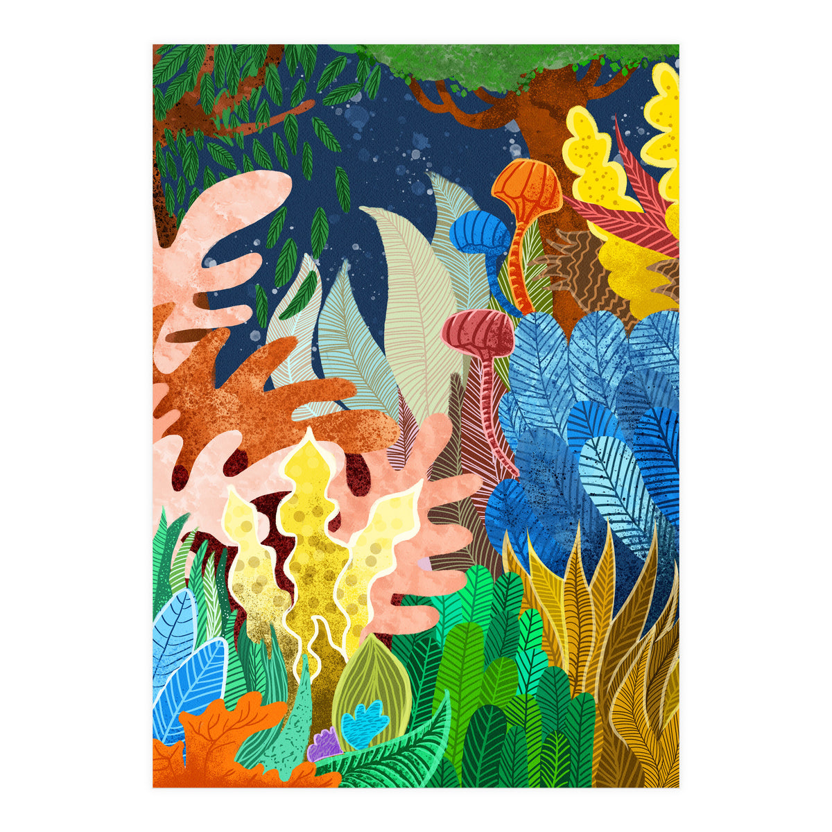 Night Forest (Print Only)