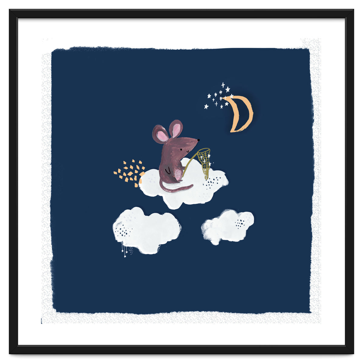 Baby Mouse And Stars