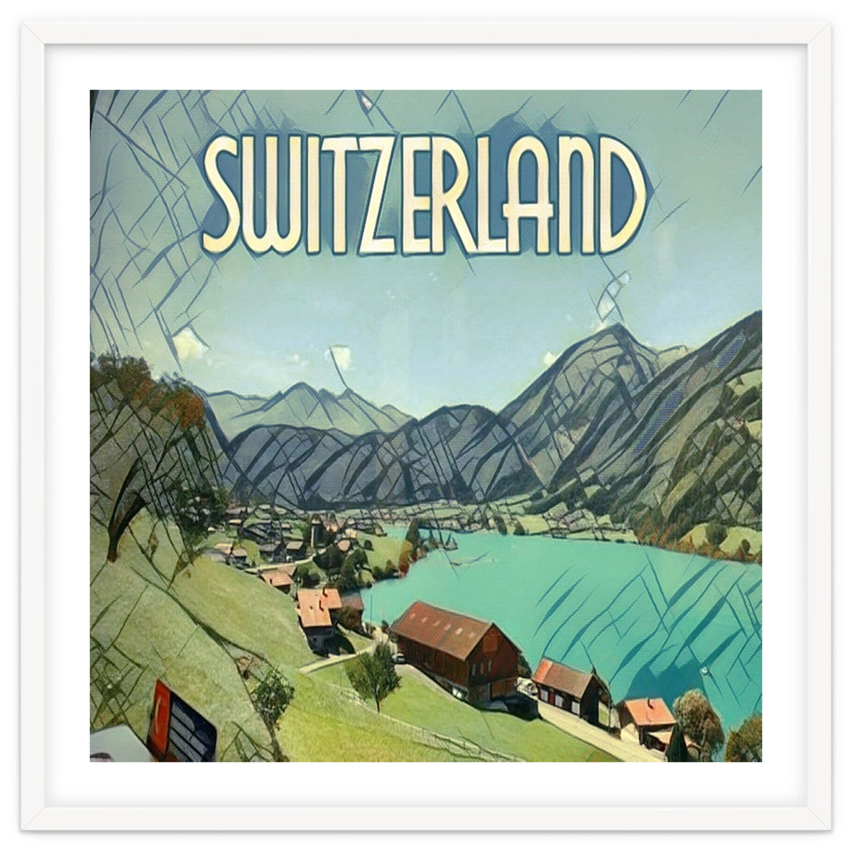 Lake Lungern, Switzerland.