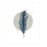 Feather In A Circle (Print Only) thumbnail