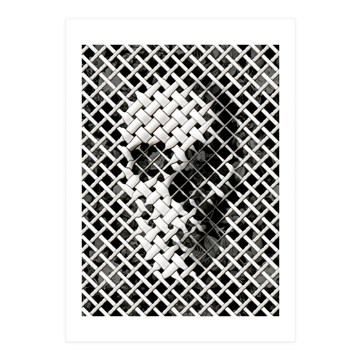 Wicker Skull (Print Only)