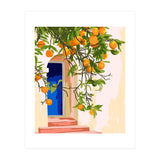 Wherever you go, go with all your heart | Summer Travel Morocco Boho Oranges | Architecture Building (Print Only) thumbnail