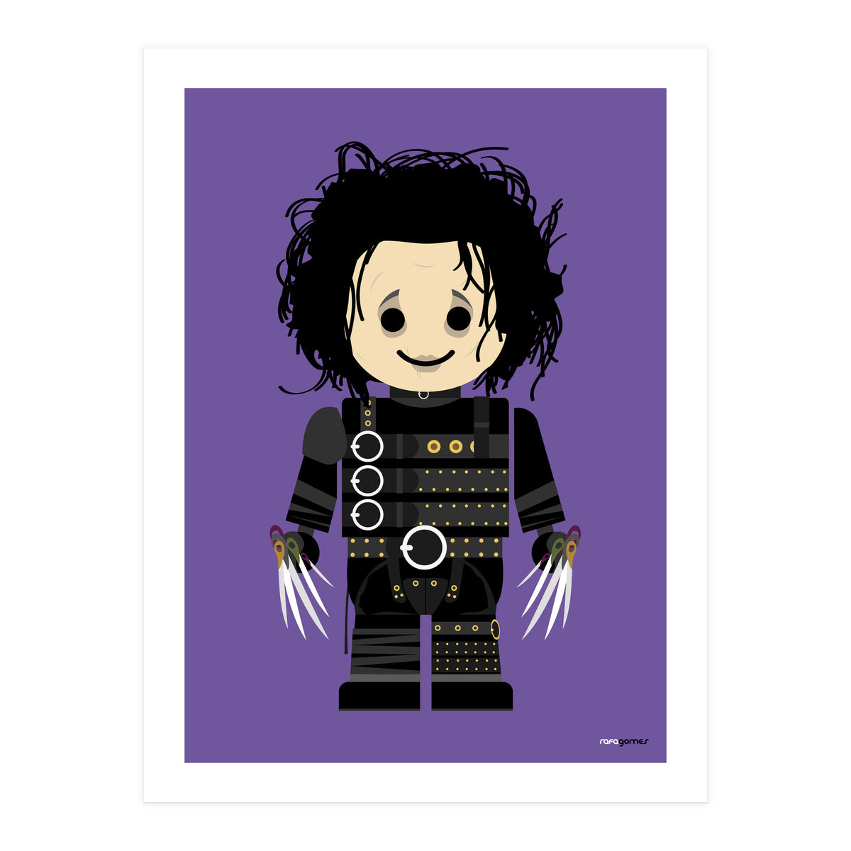 Edward Scissorhands Toy (Print Only)