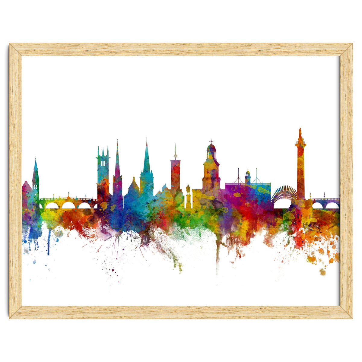 Shrewsbury England Skyline