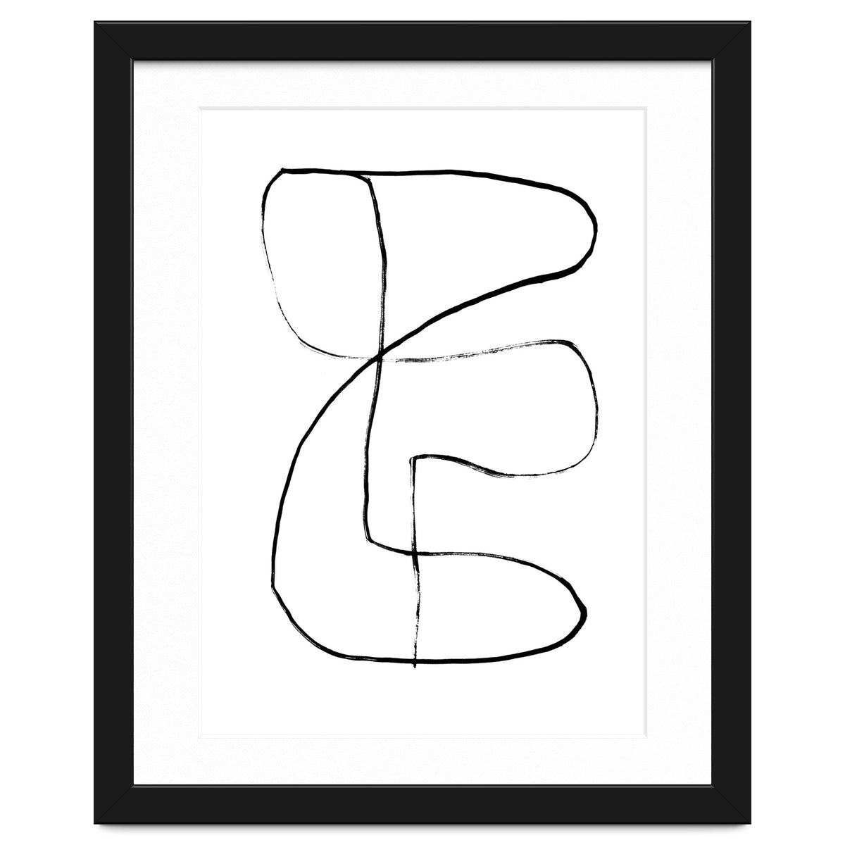 Mid-Century Line Art Print #1