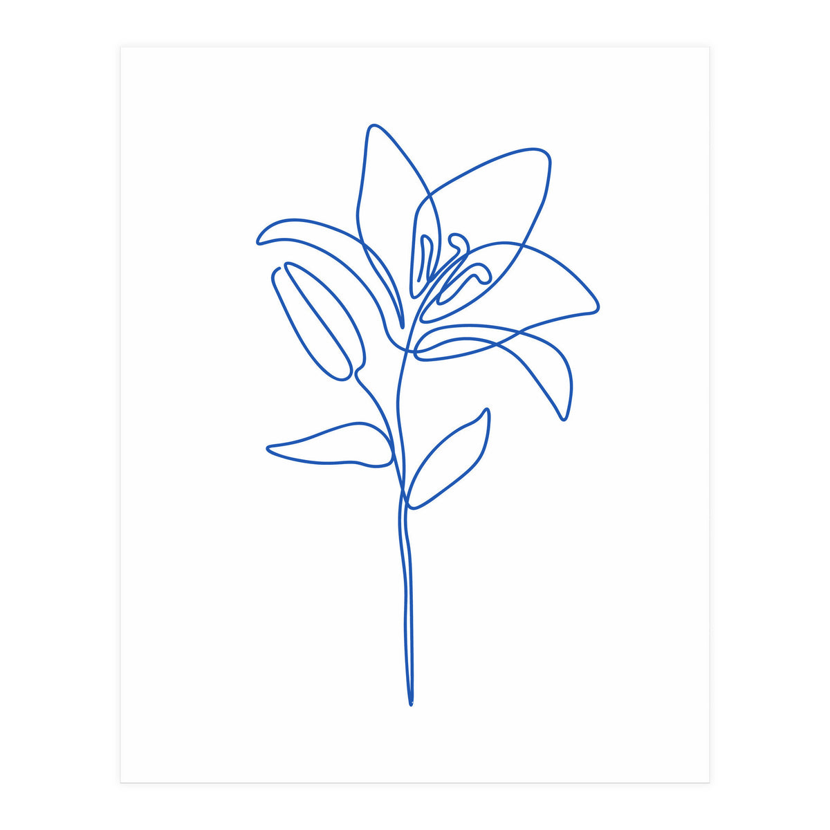 One Line Flower II (Print Only)