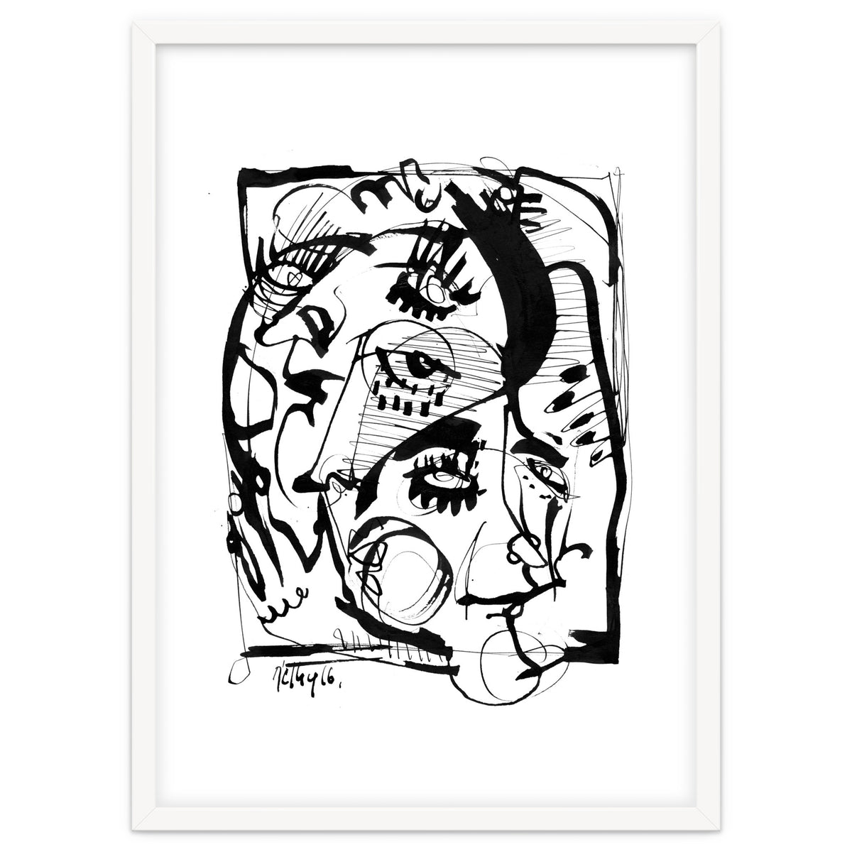 The Pretty People - b&w