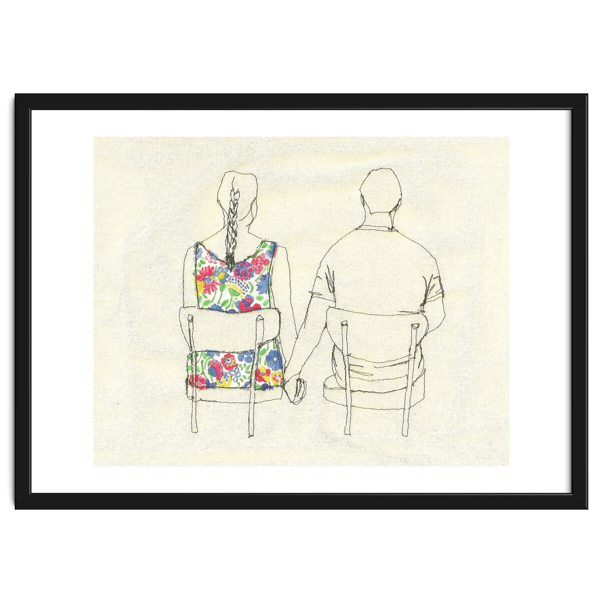 Colourful Couple Print