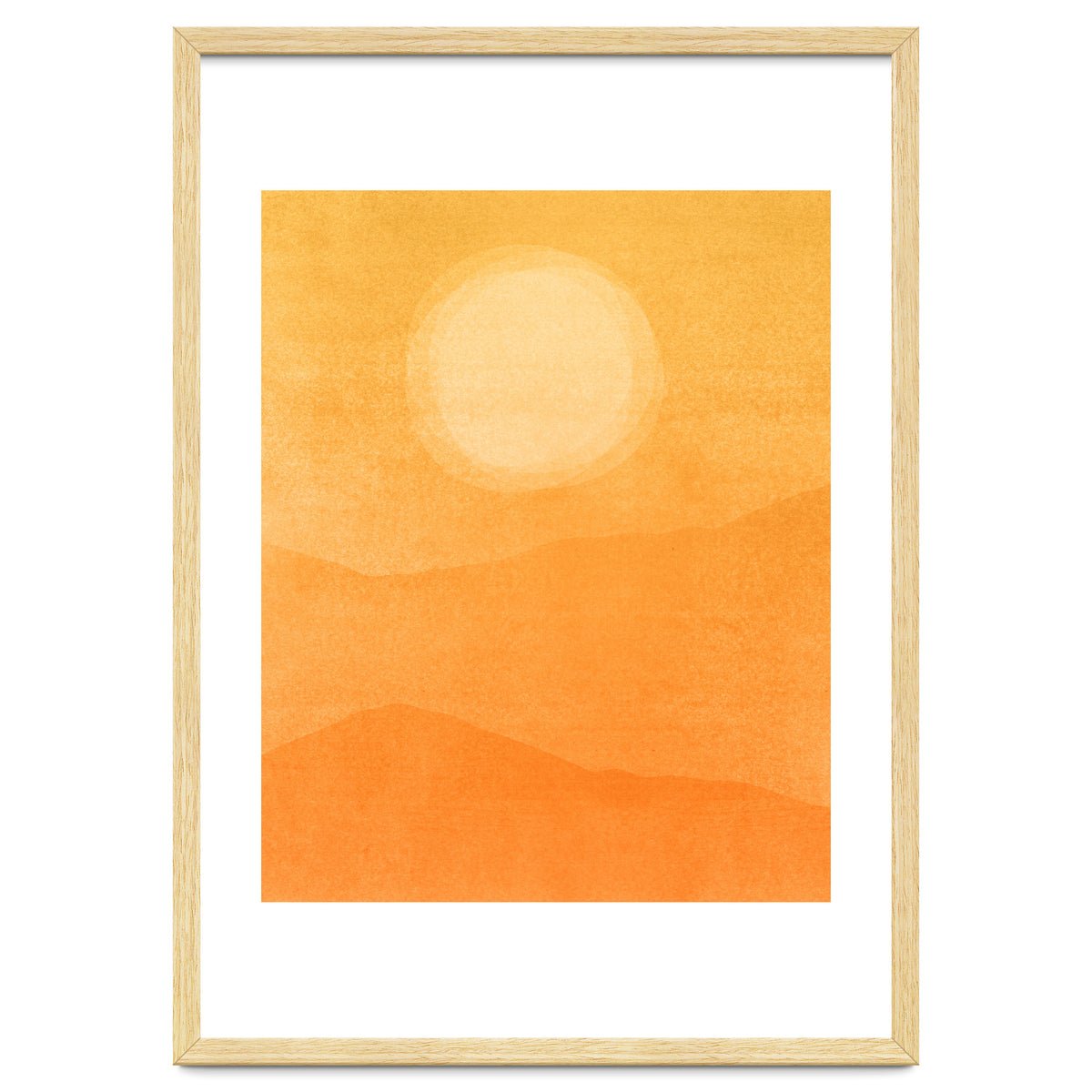 Golden Afternoon Abstract