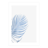 Blue Palm Leaf (Print Only) thumbnail