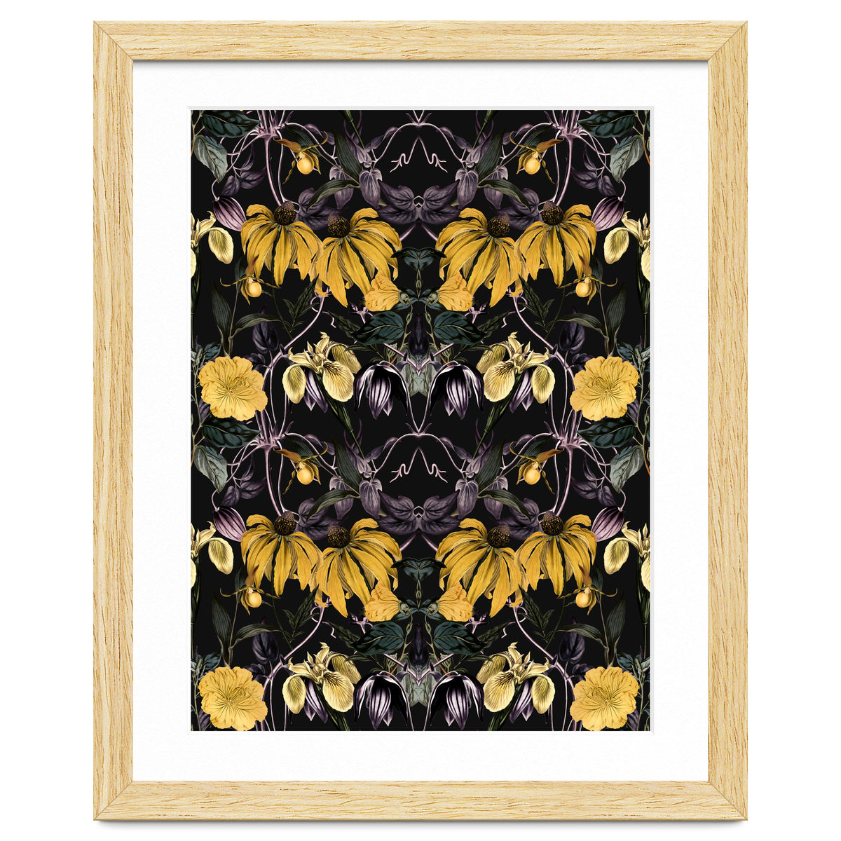 Nocturnal botanical garden kaleidoscope