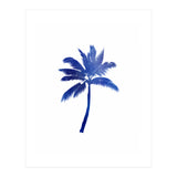 Blue Palm Tree (Print Only) thumbnail