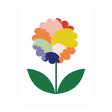 happy colorful flower (Print Only) thumbnail
