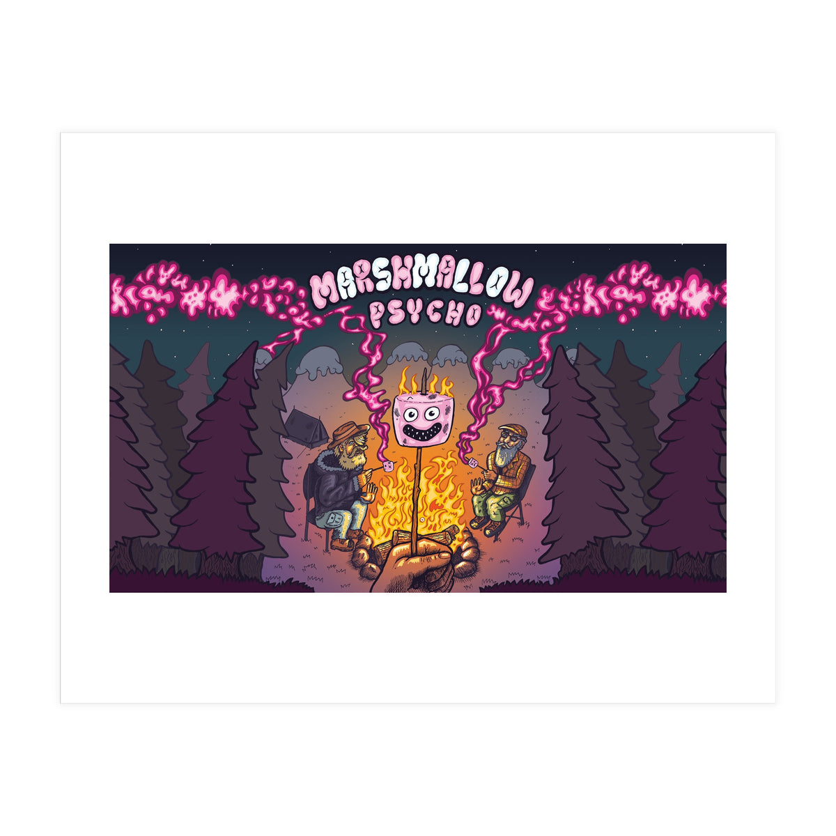 Marshmallow Psycho 12.3% ABV Bourbon Barrel Aged Marshmallow Stout (Print Only)