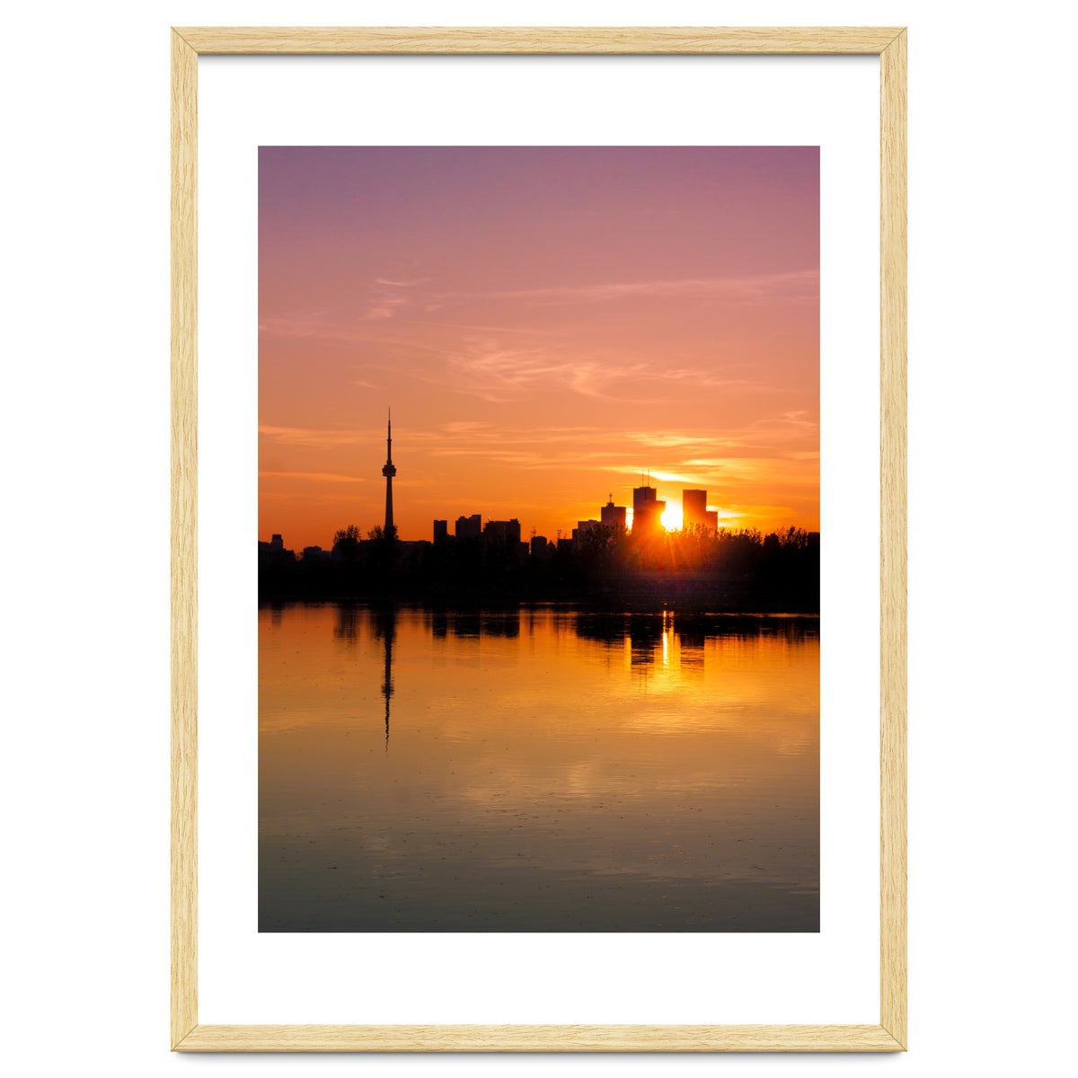 Leslie Street Spit Toronto Canada Sunset