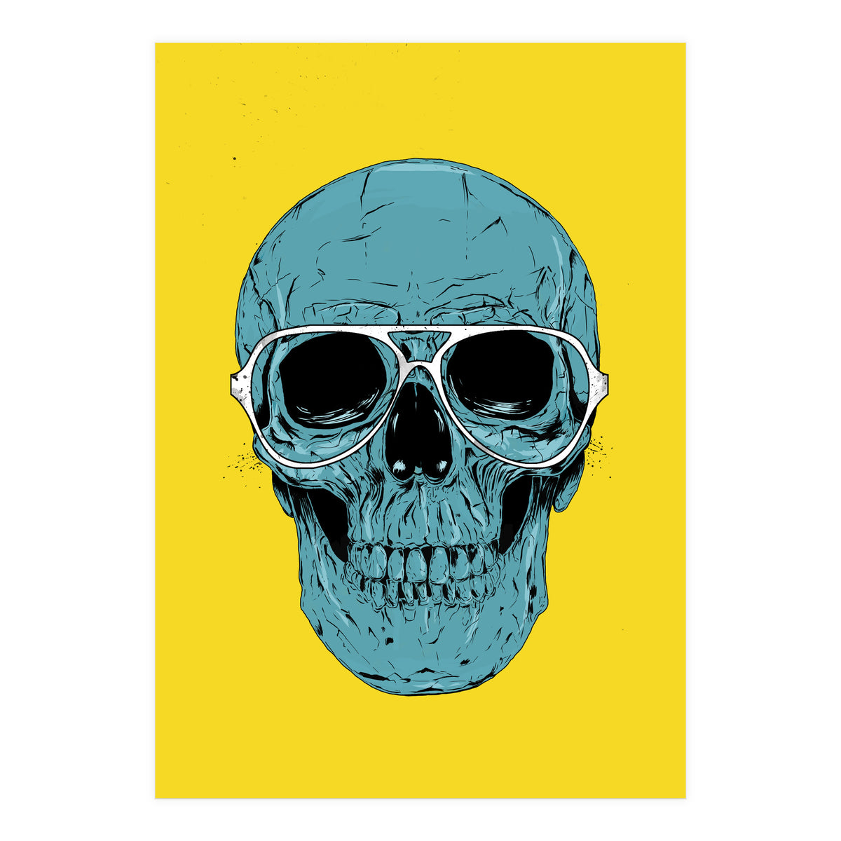 Blue Skull (Print Only)