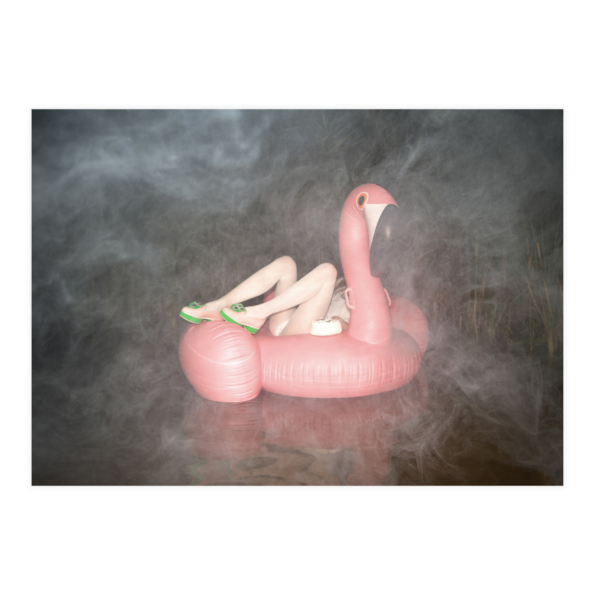 Foggy Flamingo Fairy (Print Only)