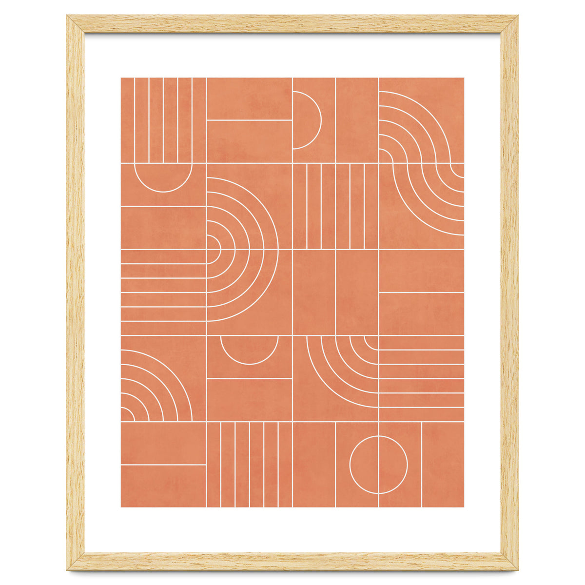 My Favorite Geometric Patterns No.23 - Coral