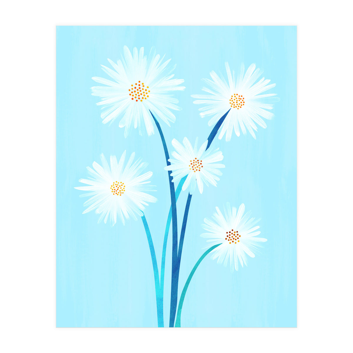 Ice Daisies (Print Only)