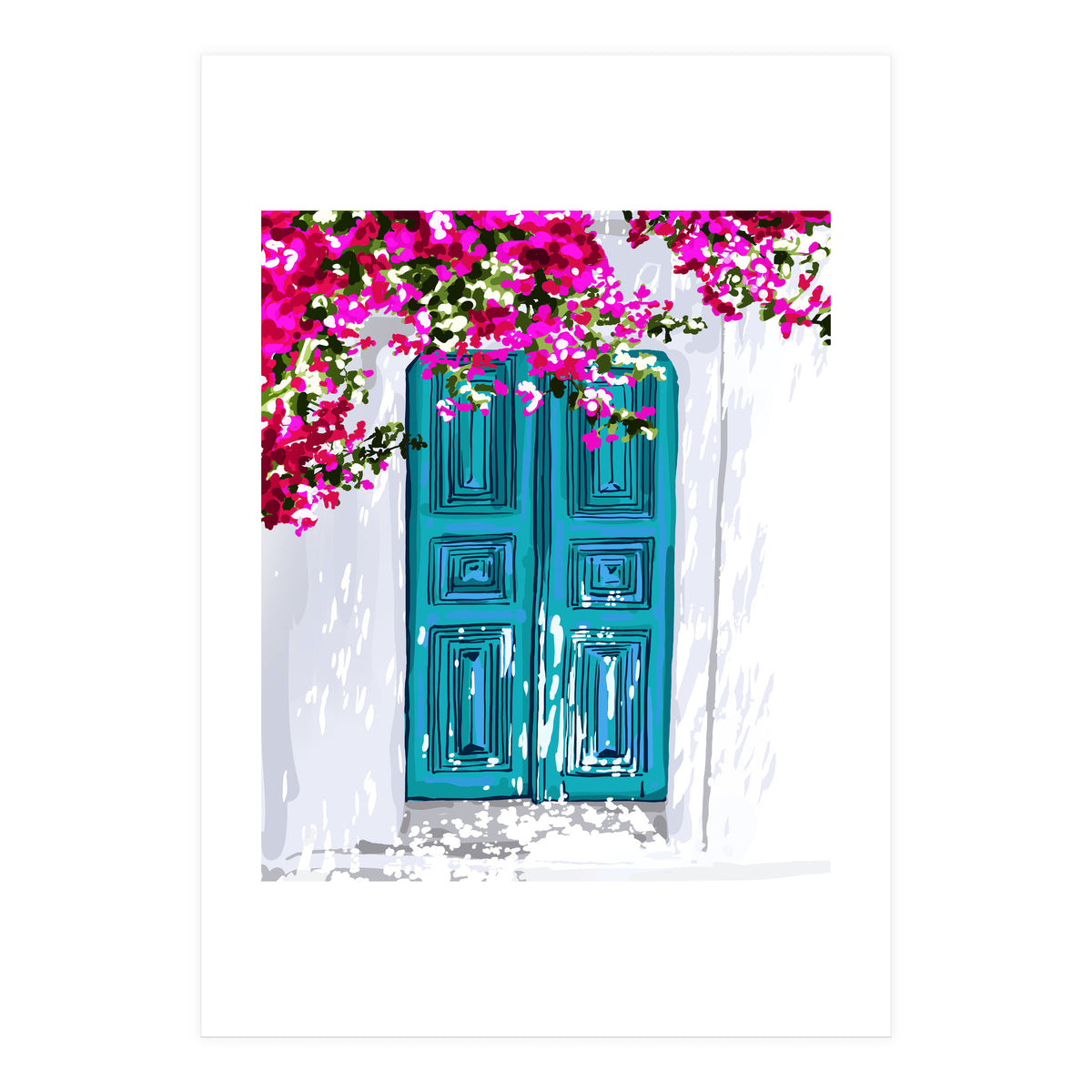 Another Santorini Home (Print Only)