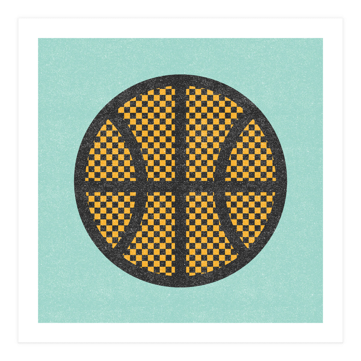 Op Art Basketball (Print Only)