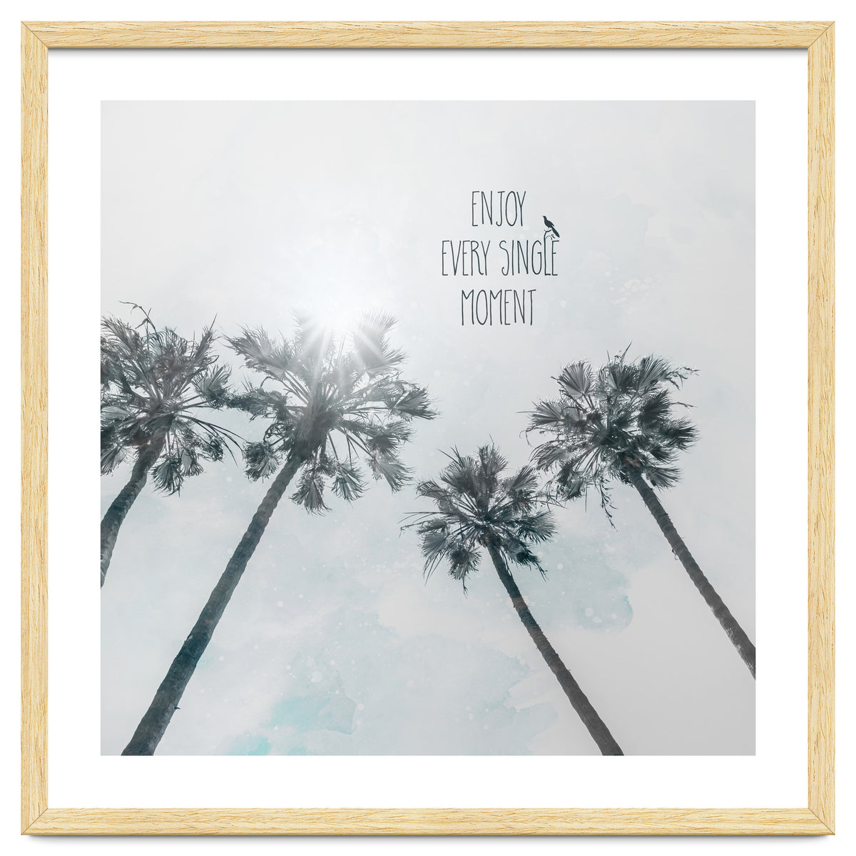 Palm trees with sun | enjoy every single moment