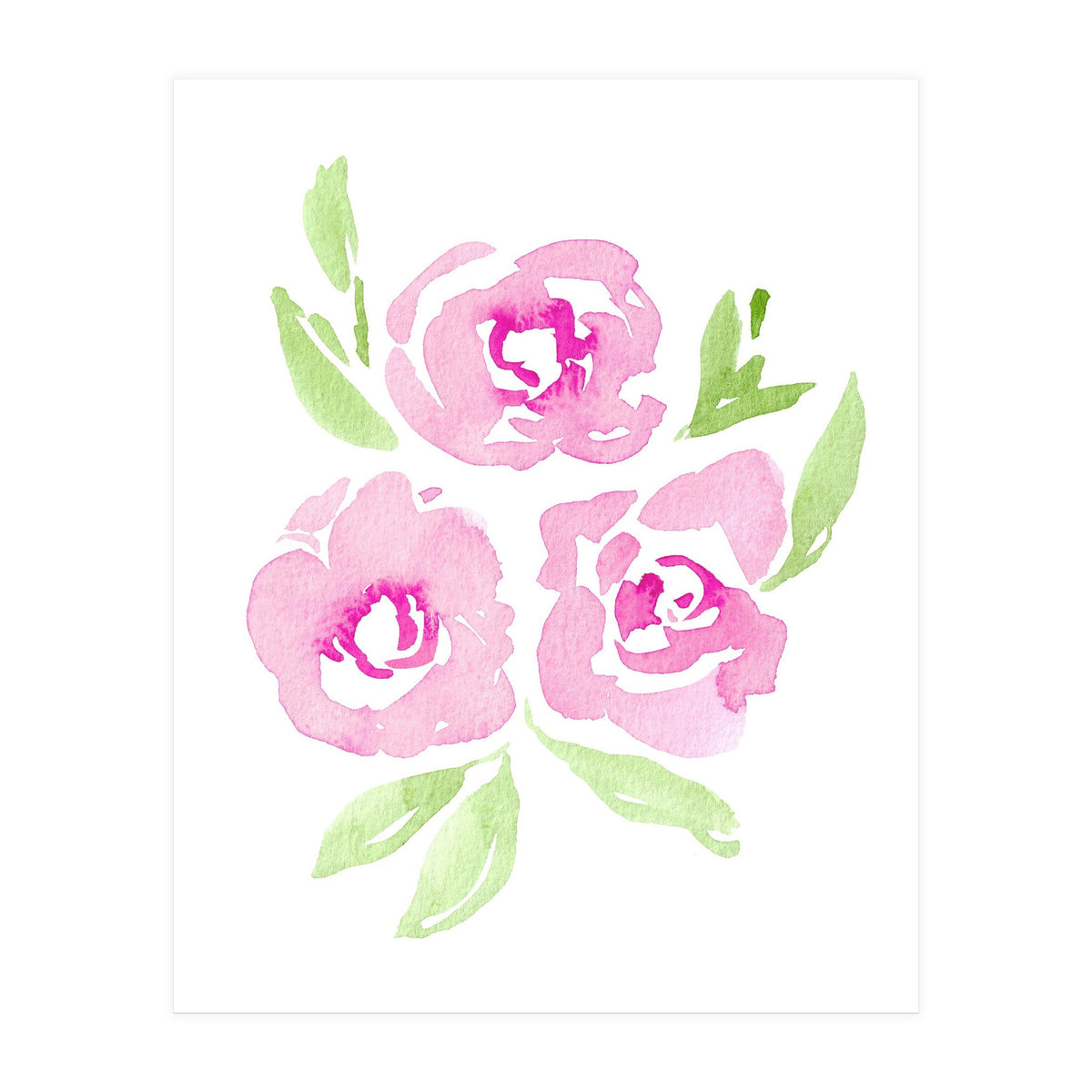 Wild Roses | Fresh Pink (Print Only)