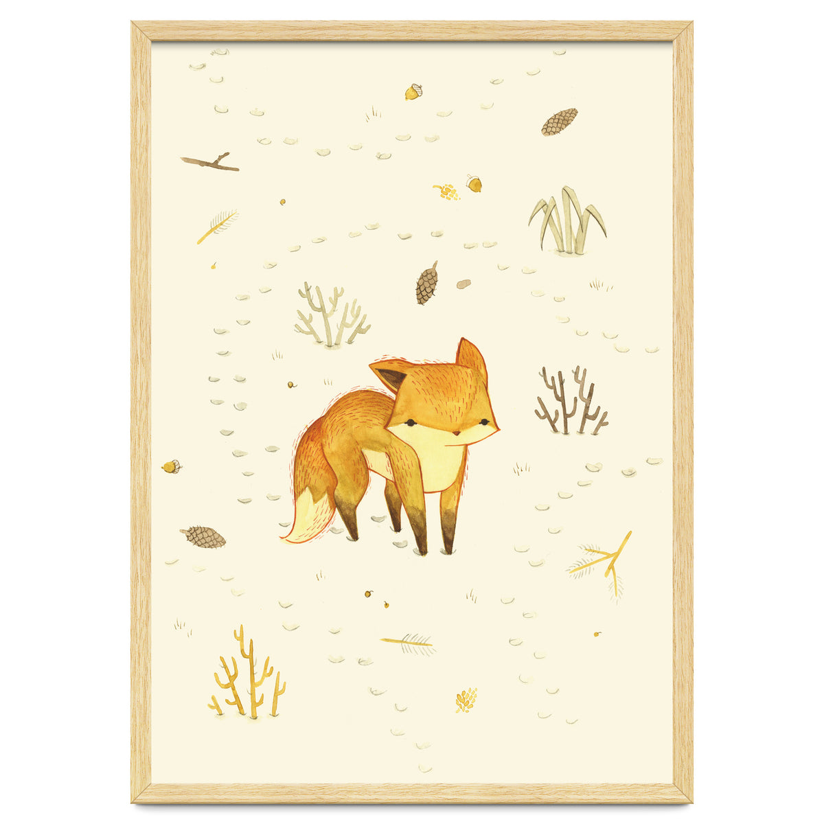 Lonely Winter Fox