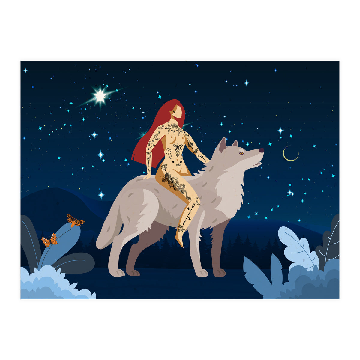 Riding My Werewolf (Print Only)