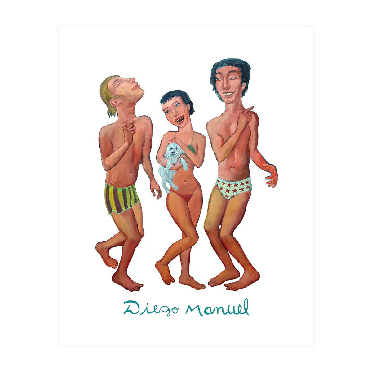 Bailando En La Playa 5ba (Print Only)