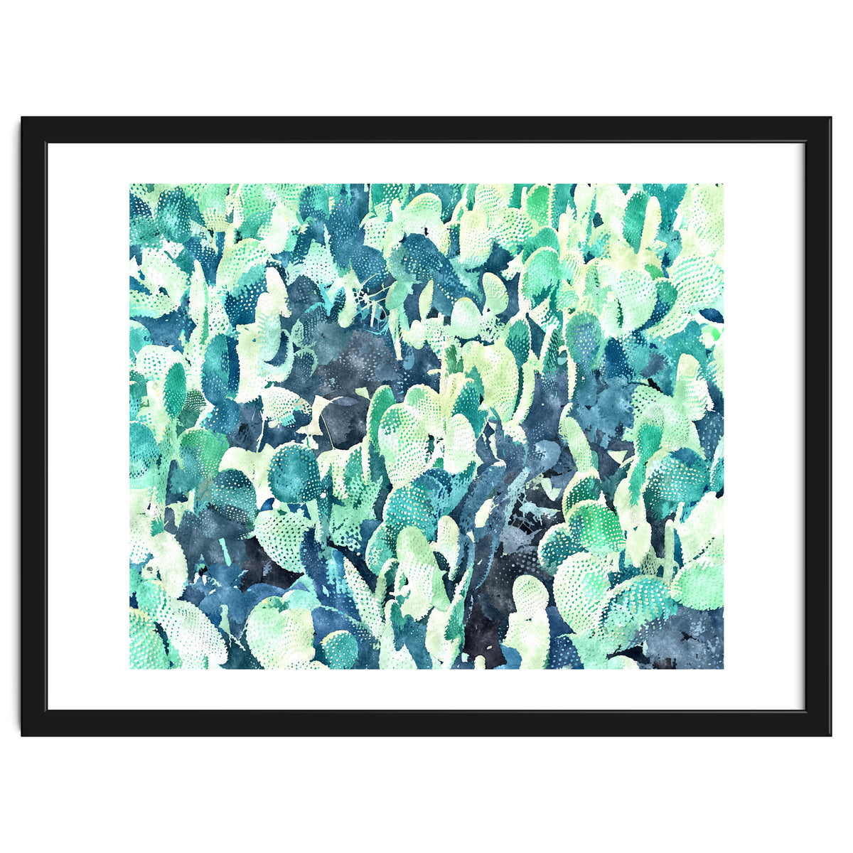 Watercolor Cactus III