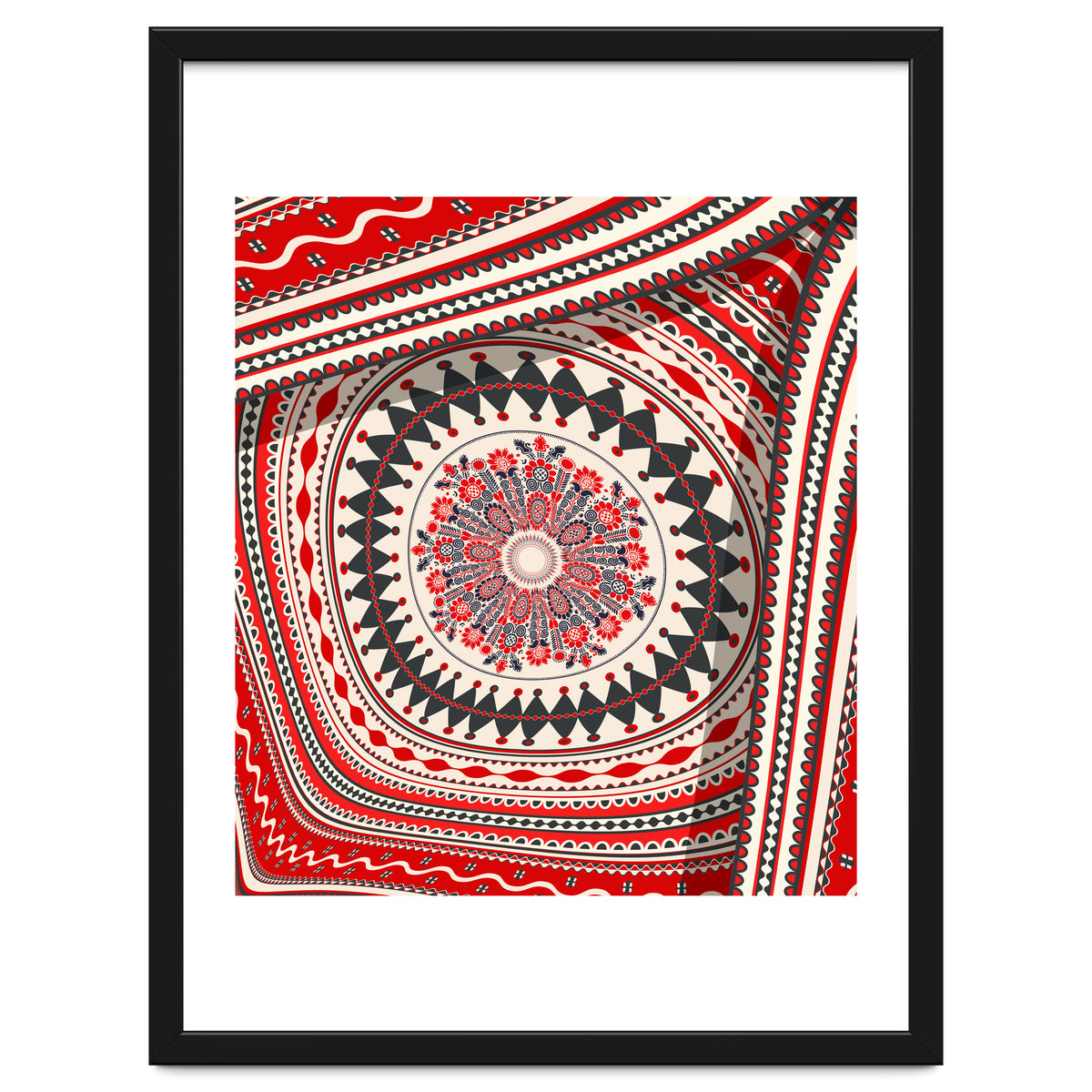 Romanian embroidery background 26