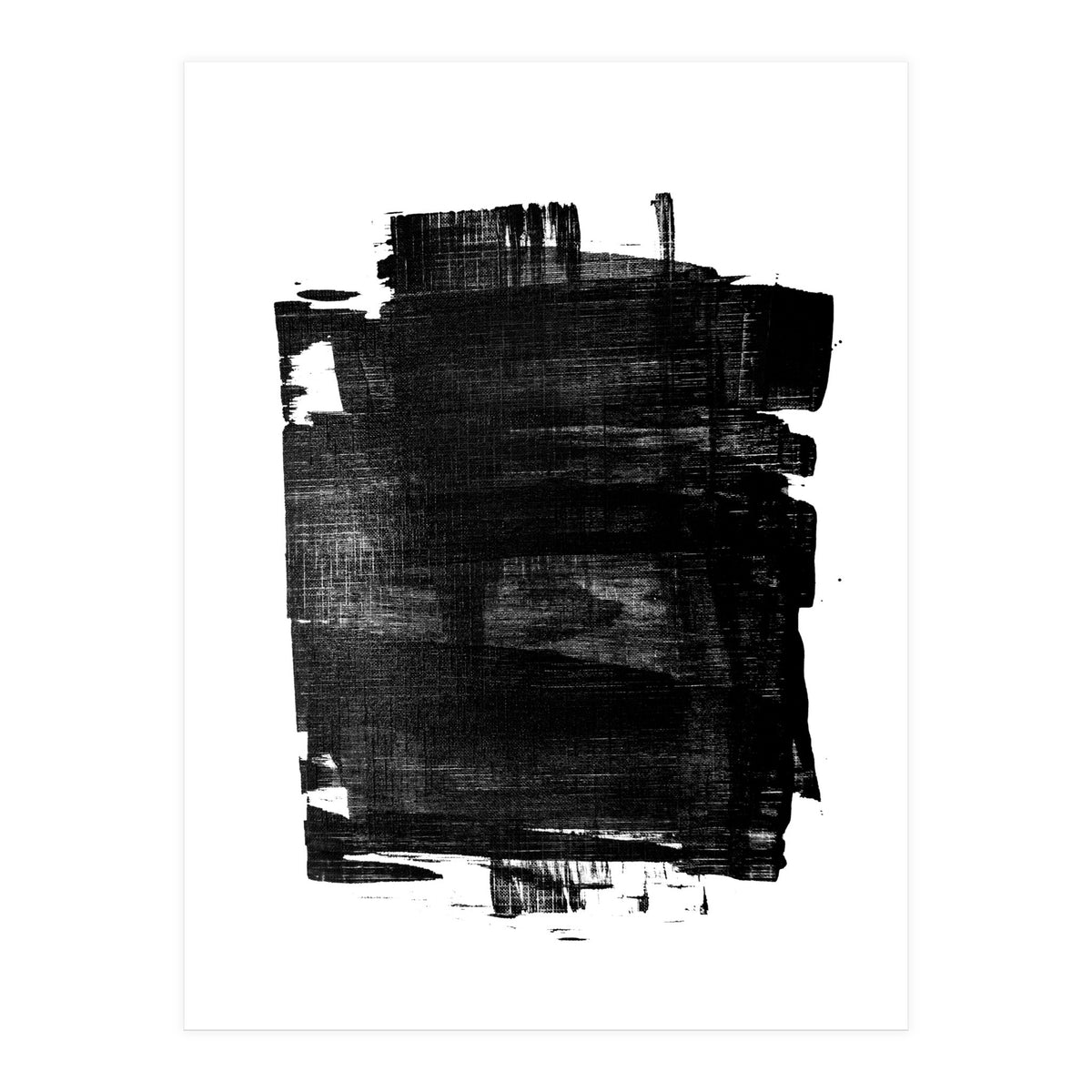 Minimalist Textured Brushstroke Art #1 (Print Only)