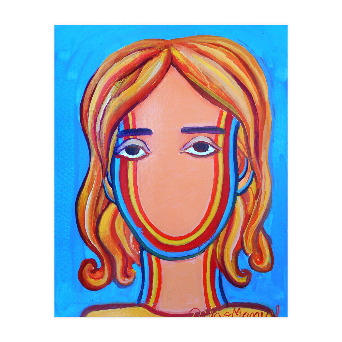 Cabeza De Mujer 2  (Print Only)