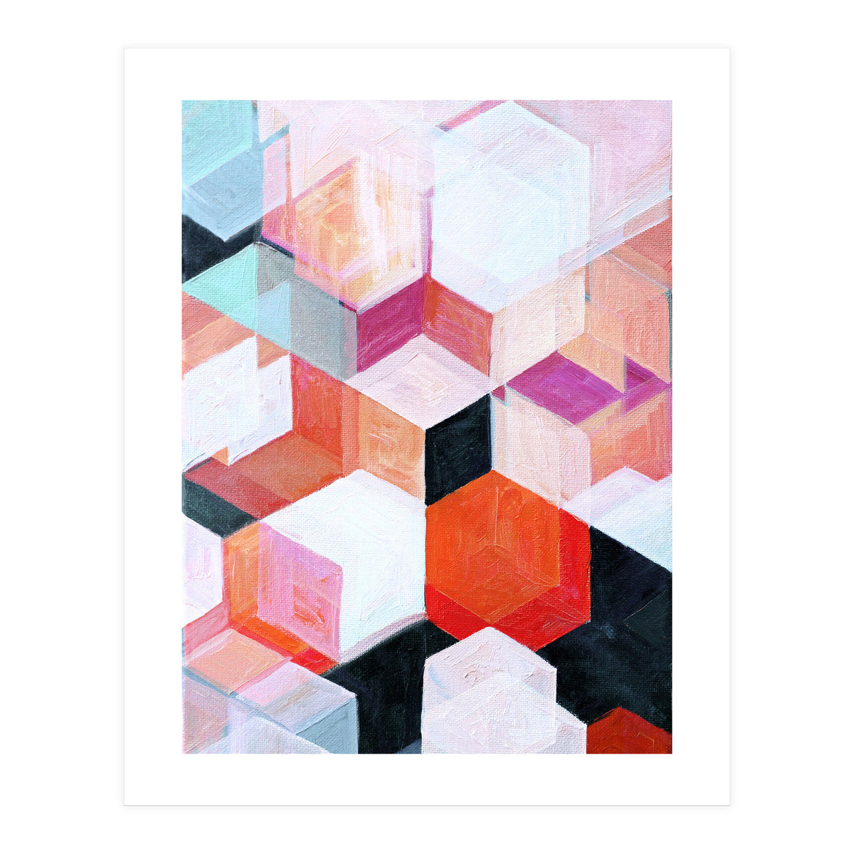 White Paint And Some Colours (Print Only)