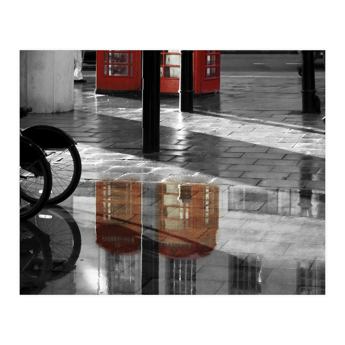 London Rainy Streets  (Print Only)