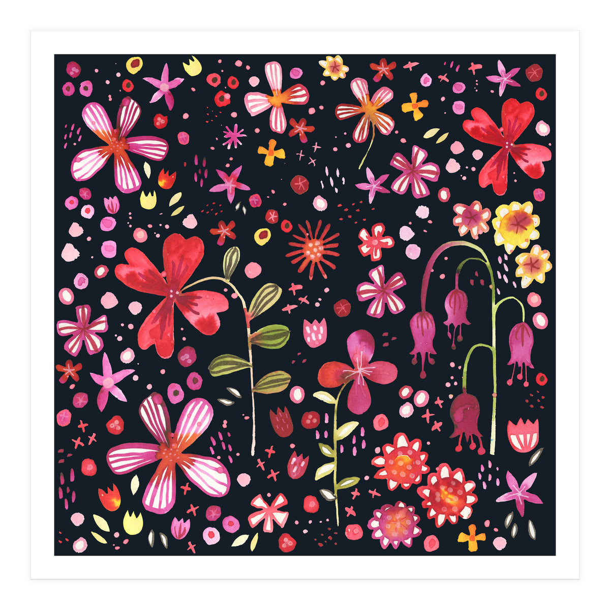 Overgrown Garden Dark (Print Only)