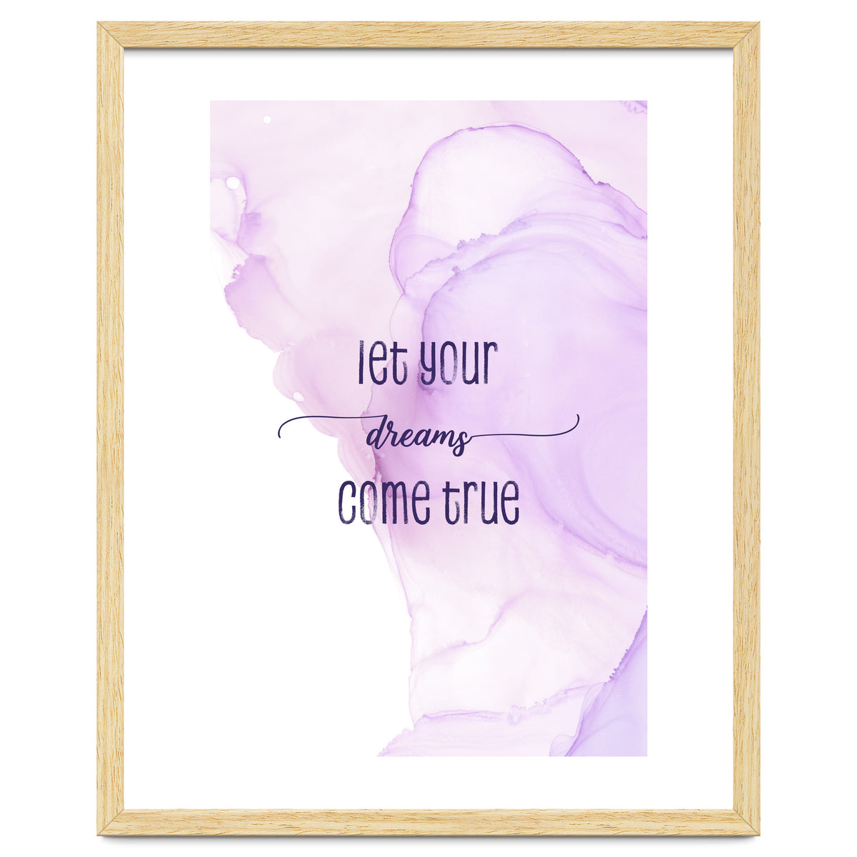 Let your dreams come true | floating colors