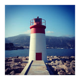 Red and white lighthouse (Print Only) thumbnail