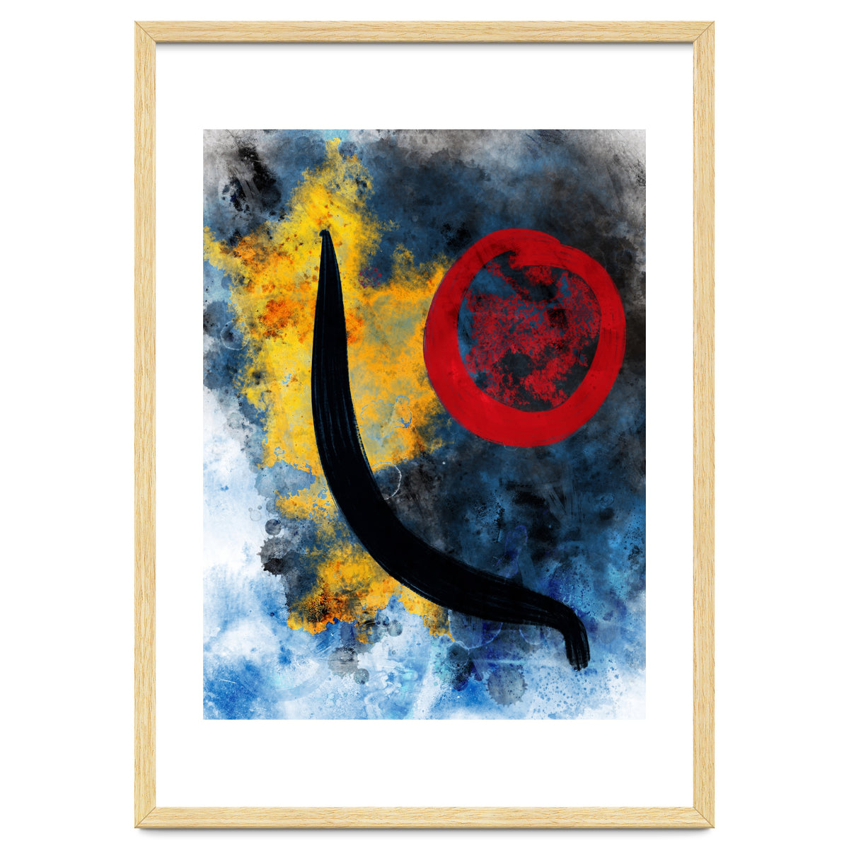 Abstract Calligraphy in the universe