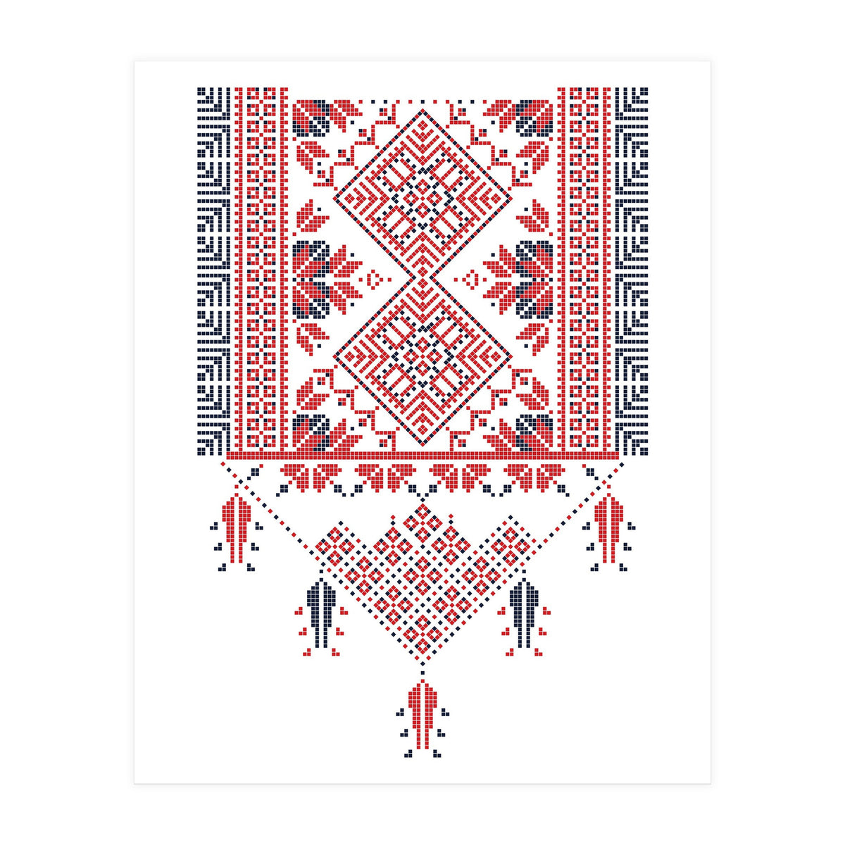 Tatreez Ornament 11 (Print Only)