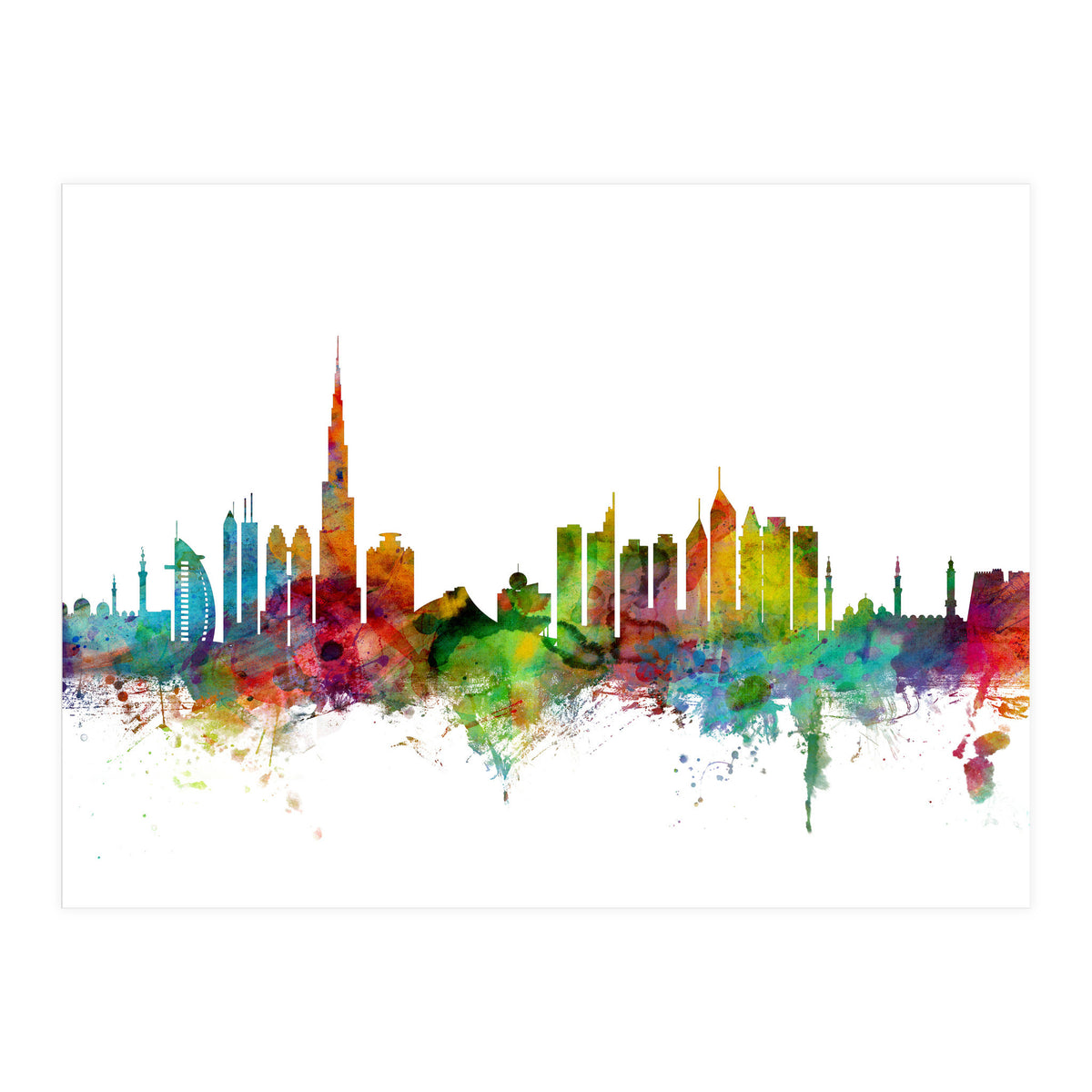 Dubai Skyline (Print Only)